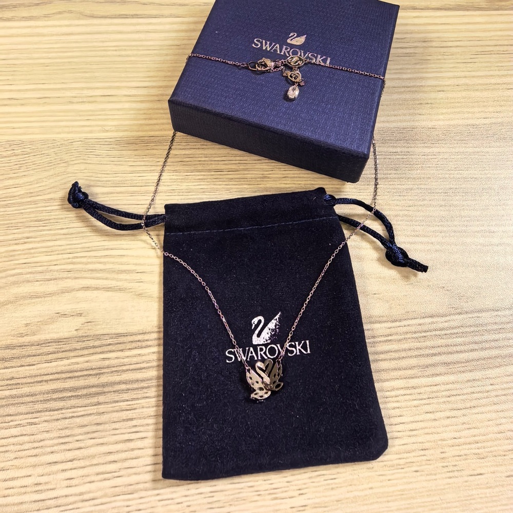 Swarovski Gold-Tone Butterfly Necklace